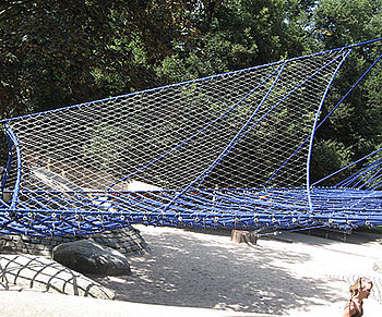 Play equipment X-TEND stainless steel cable mesh