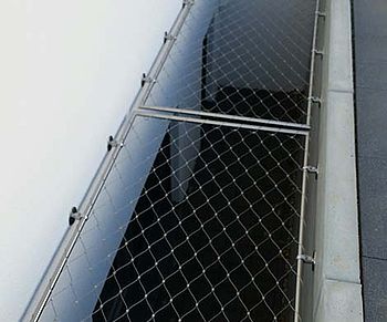 Horizontale Sicherungen Decke X-TEND Edelstahlseilnetz