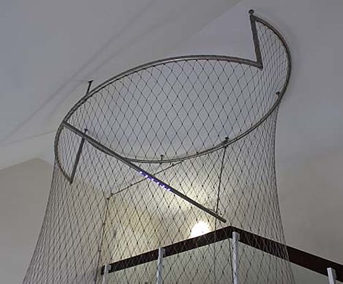 Chaussette de cage escalier en acier inoxydable
