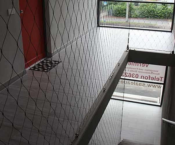 vertical safety barrier staircases net