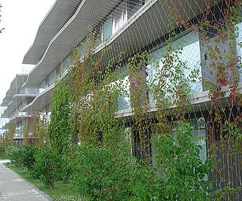 greenery façade X-TEND wire rope mesh