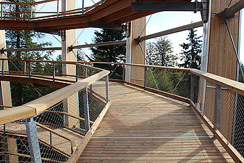 tree top walk X-TEND stainless steel cable mesh 