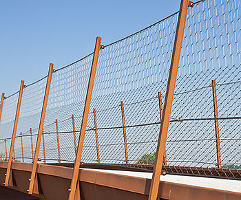 Brückensicherung X-TEND Edelstahlseilnetz