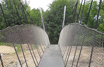 Hängebrücke X-TEND Edelstahl-Seilnetz