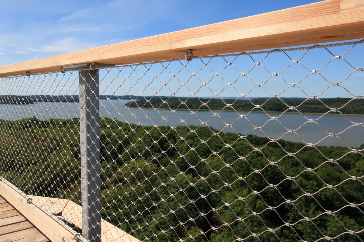 balustrade railings X-TEND stainless steel cable mesh